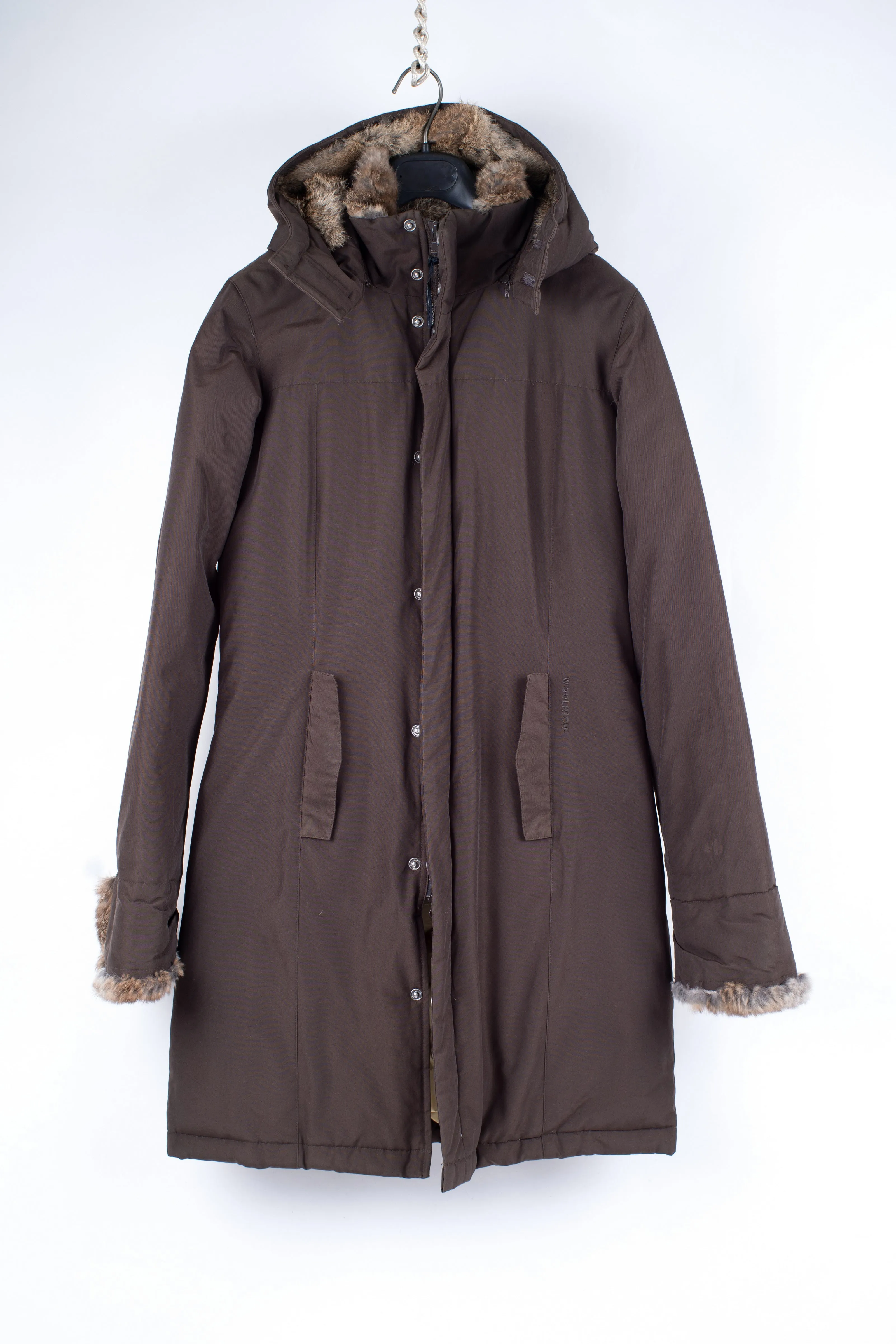 Woolrich Women's Brown Boulder Down Coat, Size XS