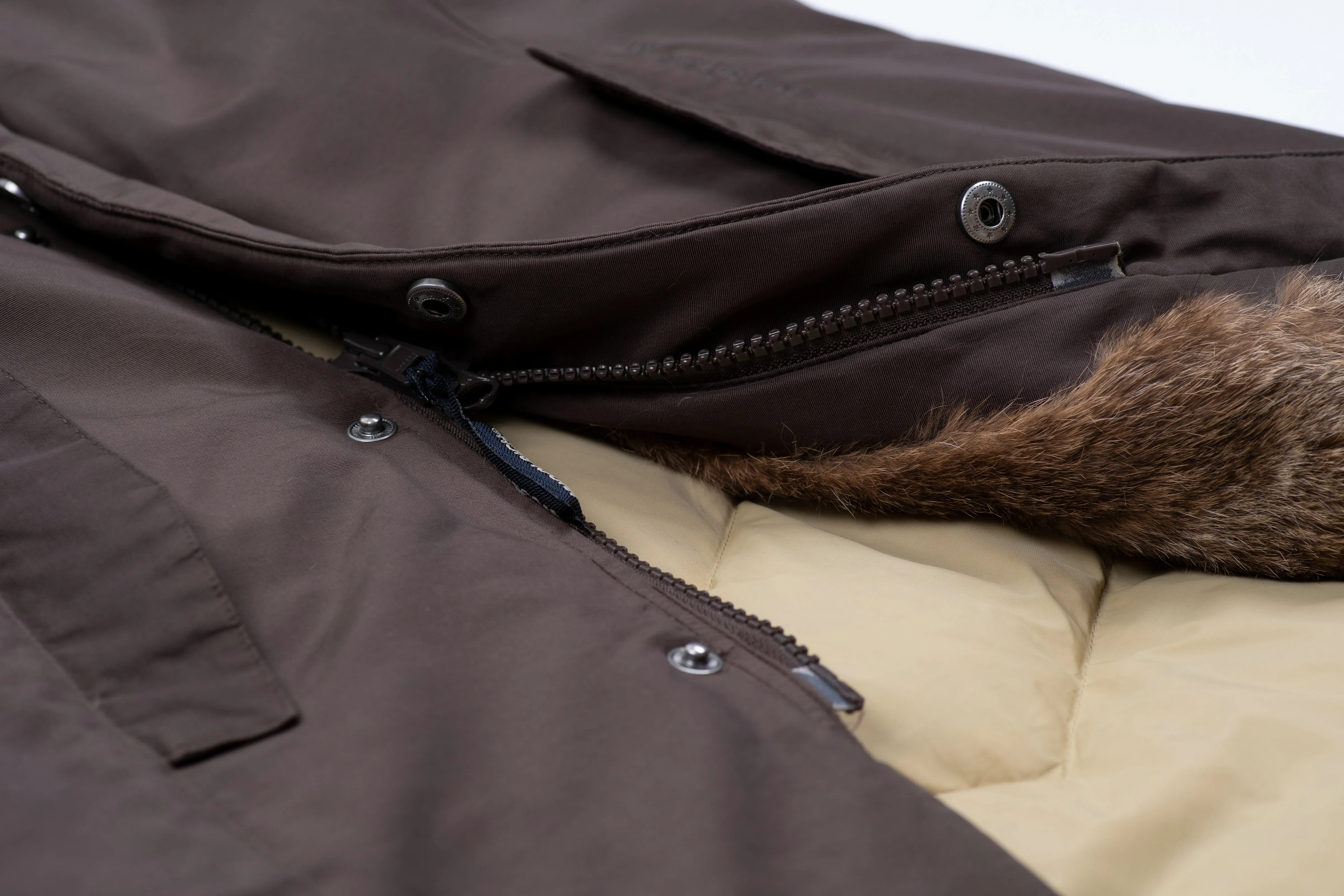 Woolrich Women's Brown Boulder Down Coat, Size XS