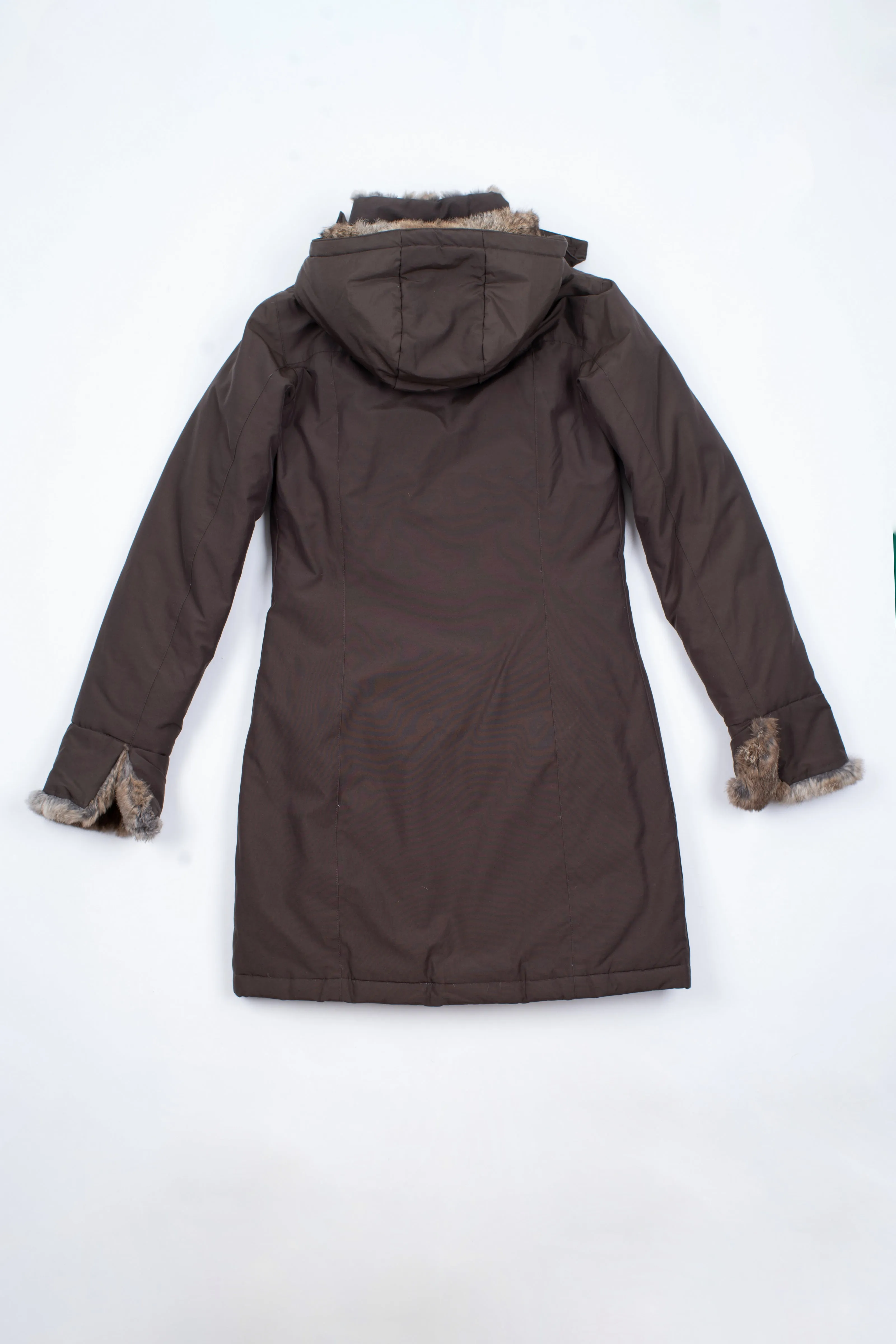 Woolrich Women's Brown Boulder Down Coat, Size XS