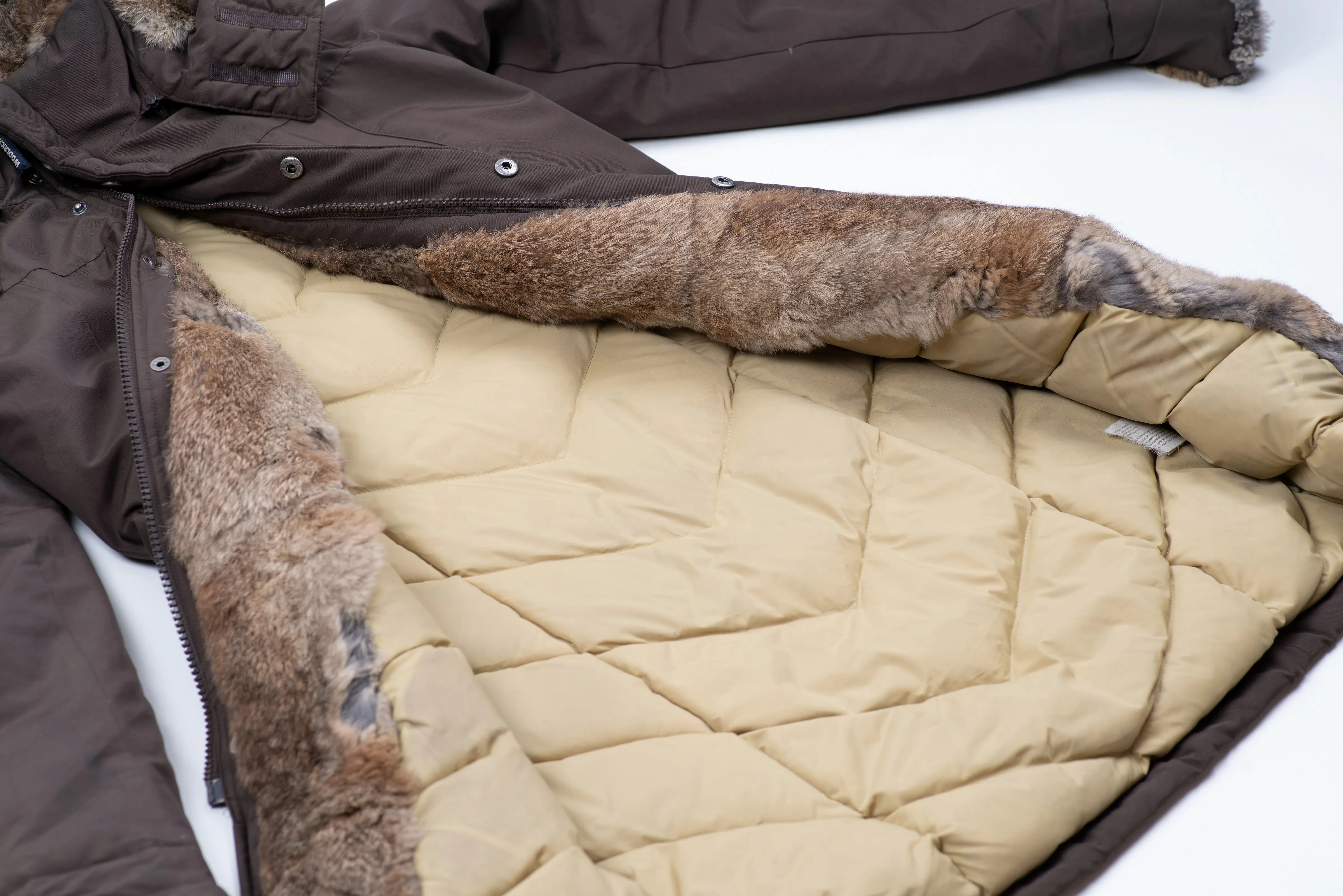 Woolrich Women's Brown Boulder Down Coat, Size XS