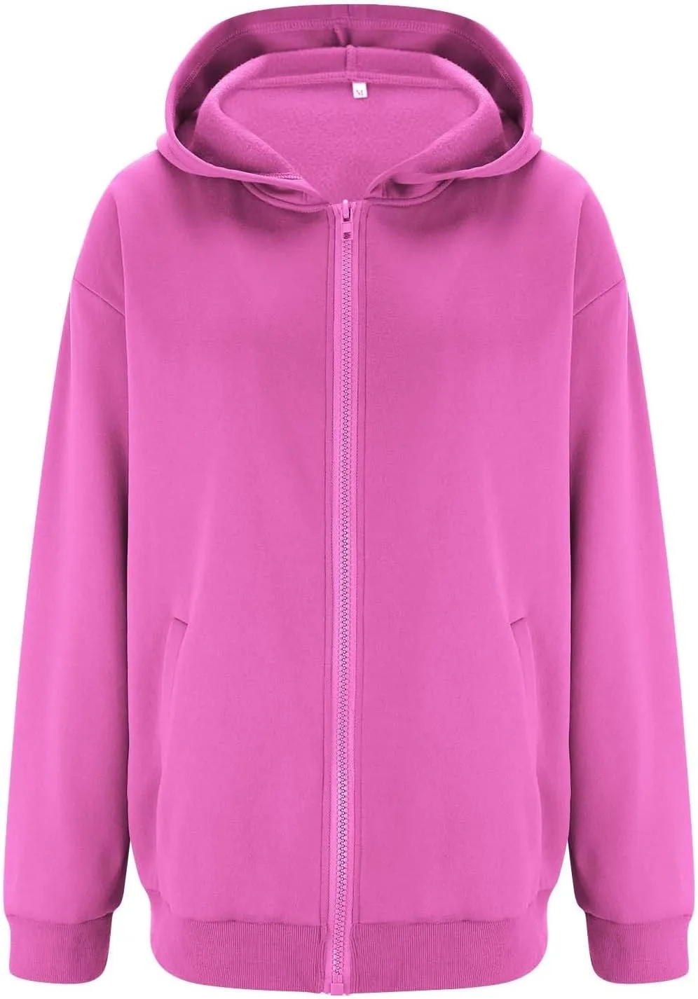 Zip Up Hoodies for Women Oversized Sweatshirt with Hooded Long Sleeve Jackets Coat Workout Y2K Outfits 2024 Fall